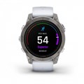 Garmin epix Pro (Gen 2) Sapphire Edition 47 мм, титановый, белый DLC, белый ремешок ( 010-02803-21 ) 010-02803-21