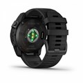 Garmin Fenix 7X Pro Sapphire Solar Edition Титановый угольно-серый корпус с DLC-покрытием и черным ремешком  010-02778-11 010-02778-11