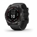 Garmin Fenix 7X Pro Sapphire Solar Edition Титановый угольно-серый корпус с DLC-покрытием и черным ремешком  010-02778-11 010-02778-11