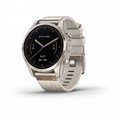 Умные часы Garmin epix Pro (Gen 2) Sapphire Edition 42 мм, золотистый корпус с нейлоновым ремешком сливочного цвета   010-02802-20 010-02802-20