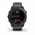 Garmin Fenix 7X Pro Sapphire Solar Edition Титановый угольно-серый корпус с DLC-покрытием и титановым браслетом   010-02778-30 010-02778-30