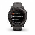Garmin Fenix 7X Pro Sapphire Solar Edition Титановый угольно-серый корпус с DLC-покрытием и титановым браслетом   010-02778-30 010-02778-30