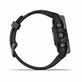 Умные часы Garmin Fenix 7s Pro Sapphire Solar титановый угольно-серый DLC с силиконовым ремешком 010-02776-11 010-02776-11