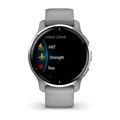 Garmin Venu 2 Plus серые с серебристым безелем и силиконовым ремешком ( 010-02496-10) 010-02496-10