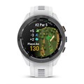 Смарт-часы Garmin Approach S70 (42 мм) с черным керамическим безелем и белым ремешком  (010-02746-10) 010-02746-10