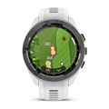 Смарт-часы Garmin Approach S70 (42 мм) с черным керамическим безелем и белым ремешком  (010-02746-10) 010-02746-10