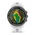 Смарт-часы Garmin Approach S70 (42 мм) с черным керамическим безелем и белым ремешком  (010-02746-10) 010-02746-10