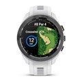 Смарт-часы Garmin Approach S70 (42 мм) с черным керамическим безелем и белым ремешком  (010-02746-10) 010-02746-10