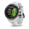 Смарт-часы Garmin Approach S70 (42 мм) с черным керамическим безелем и белым ремешком  (010-02746-10) 010-02746-10