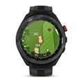 Смарт-часы Garmin Approach S70 (47 мм) с черным керамическим безелем и черным ремешком (010-02746-12) 010-02746-12