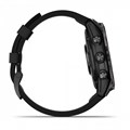Garmin epix Pro (Gen 2) Sapphire Edition 47 мм, титановый, угольно-серый DLC, черный кожаный ремешок  (010-02803-30) 010-02803-30