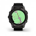 Garmin epix Pro (Gen 2) Sapphire Edition 47 мм, титановый, угольно-серый DLC, черный кожаный ремешок  (010-02803-30) 010-02803-30