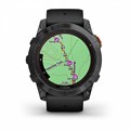 Garmin Fenix 7X Pro Solar Edition серый корпус и черным ремешком (010-02778-01) 010-02778-01