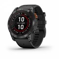 Garmin Fenix 7X Pro Solar Edition серый корпус и черным ремешком (010-02778-01) 010-02778-01