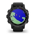 Garmin Descent Mk2s угольно-серый корпус с DLC-покрытием, черный силиконовый ремешок  010-02403-04 010-02403-04