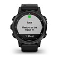 Garmin Descent Mk2s угольно-серый корпус с DLC-покрытием, черный силиконовый ремешок  010-02403-04 010-02403-04