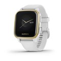 Garmin Venu Sq белый с золотистым алюминиевым безелем и с силиконовым ремешком  010-02427-11 010-02427-11