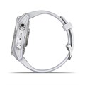 Garmin Fenix 7s серебристый с белым силиконовым ремешком 010-02539-03 010-02539-03
