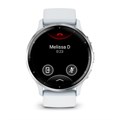 Спортивные смарт-часы Garmin Venu 3 белые с серебристым безелем 010-02784-00 010-02784-00