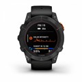 Умные часы Garmin Fenix 7 Pro Solar серый с черным ремешком 010-02777-01 010-02777-01
