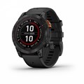 Умные часы Garmin Fenix 7 Pro Solar серый с черным ремешком 010-02777-01 010-02777-01