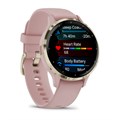Умные часы Garmin Venu 3S розовые с золотистым безелем  010-02785-03 010-02785-03