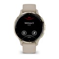 Спортивные смарт-часы Garmin Venu 3S цвета "французский серый" с золотистым безелем  010-02785-02 010-02785-02