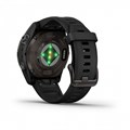 Умные часы Garmin epix Pro (Gen 2) Sapphire Edition 42 мм, титановый, угольно-серый, DLC, черный ремешок 010-02802-15 010-02802-15