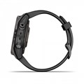 Умные часы Garmin epix Pro (Gen 2) Sapphire Edition 42 мм, титановый, угольно-серый, DLC, черный ремешок 010-02802-15 010-02802-15
