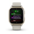 Garmin Venu Sq 2 Music Edition серый с безелем цвета кремового золота и силиконовым ремешком 010-02700-12 010-02700-12