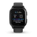 Garmin Venu Sq 2 Music Edition черный с серым алюминиевым безелем 010-02700-10 010-02700-10