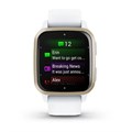 Garmin Venu Sq 2 белые с кремово-золотым алюминиевым безелем 010-02701-11 010-02701-11