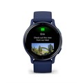 Умные часы Garmin Vivoactive 5 синие с металлически-синим безелем и силиконовым ремешком 010-02862-12 010-02862-12