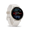 Умные часы Garmin Vivoactive 5 цвета слоновой кости с золотистым безелем и силиконовым ремешком  010-02862-11 010-02862-11