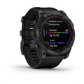Умные часы Garmin Fenix 7X Solar серый с черным ремешком 010-02541-01 2243