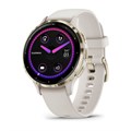Умные часы Garmin Venu 3S цвета слоновой кости с золотистым безелем  010-02785-04 010-02785-04
