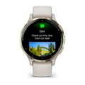 Умные часы Garmin Venu 3S цвета слоновой кости с золотистым безелем  010-02785-04 010-02785-04