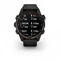 Garmin Descent MK3i 43 мм, титановый, угольно-серый, DLC, черный силиконовый ремешок 010-02753-11 010-02753-11