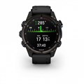 Garmin Descent MK3i 43 мм, титановый, угольно-серый, DLC, черный силиконовый ремешок 010-02753-11 010-02753-11