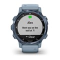 Garmin Descent Mk2s голубой корпус c силиконовым ремешком цвета морской пены 010-02403-07 2287