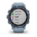 Garmin Descent Mk2s голубой корпус c силиконовым ремешком цвета морской пены 010-02403-07 2287