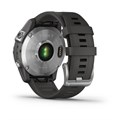 Смарт часы Garmin  FENIX 7 серебристый с графитовым силиконовым ремешком 010-02540-01 010-02540-01