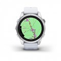 Смарт часы Garmin EPIX PRO (Gen 2) Standard Edition 42 мм, серебристый корпус, белый ремешок 010-02802-01 2338