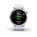 Смарт часы Garmin EPIX PRO (Gen 2) Standard Edition 42 мм, серебристый корпус, белый ремешок 010-02802-01 2338