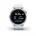 Смарт часы Garmin EPIX PRO (Gen 2) Standard Edition 42 мм, серебристый корпус, белый ремешок 010-02802-01 2338