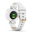 Смарт часы Garmin LILY светло-золотистый безель, белый корпус и итальянский кожаный ремешок  010-02384-B3 2367