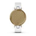 Смарт часы Garmin LILY светло-золотистый безель, белый корпус и итальянский кожаный ремешок  010-02384-B3 2367