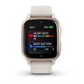 Умные часы Garmin Venu Sq 2 Music Edition цвет слоновой кости с персиково-золотым алюминиевым безелем 2407