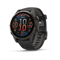 Умные часы Garmin Fenix 8 43 mm AMOLED Sapphire carbon gray DLC titanium with black/pebble gray silicone 010-02903-21 010-02903-21