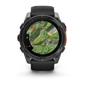 Умные часы Garmin Fenix 8 51 mm AMOLED slate gray with a black band 010-02905-00 010-02905-00